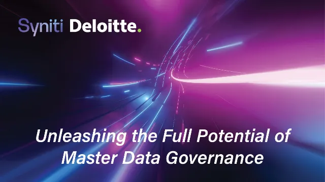 Unleashing the Full Potential of <strong>Master Data Governance</strong>