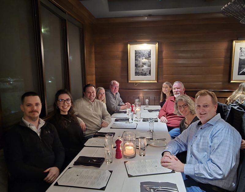 Teamessen in St. Louis