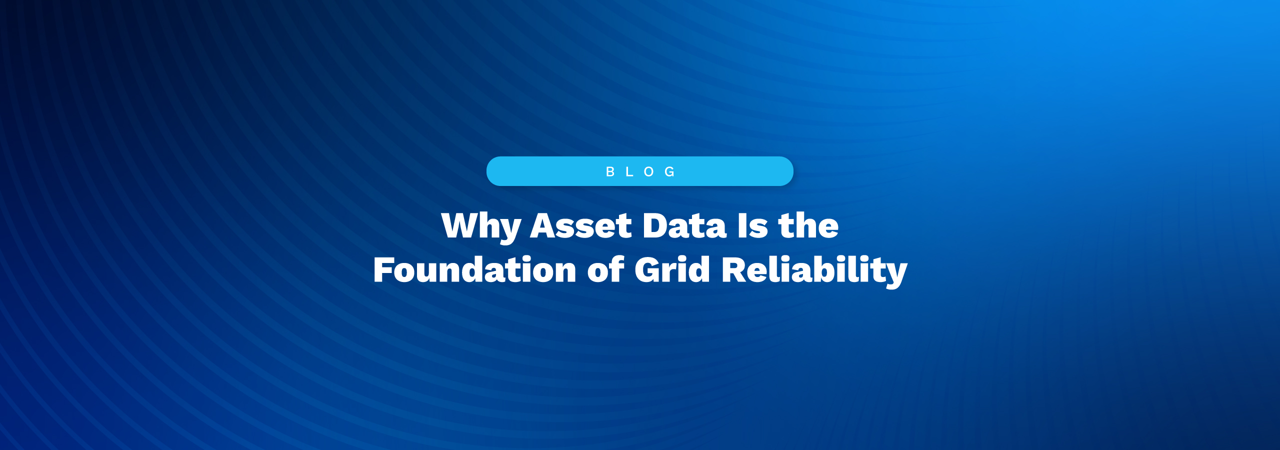 Why Asset Data Is the Foundation of Grid Reliability 